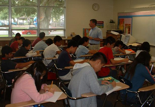 Teacher and Class