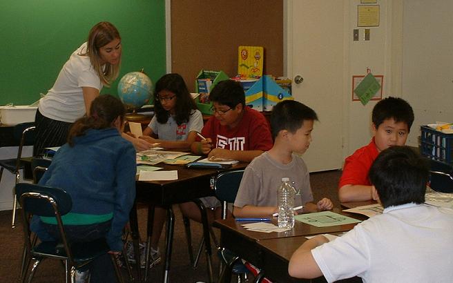 Teacher and Class